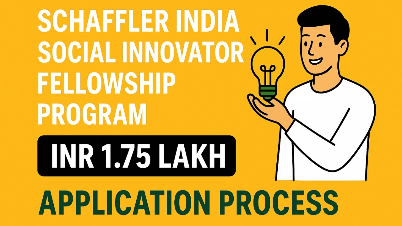Schaeffler India Social Innovator Fellowship Program