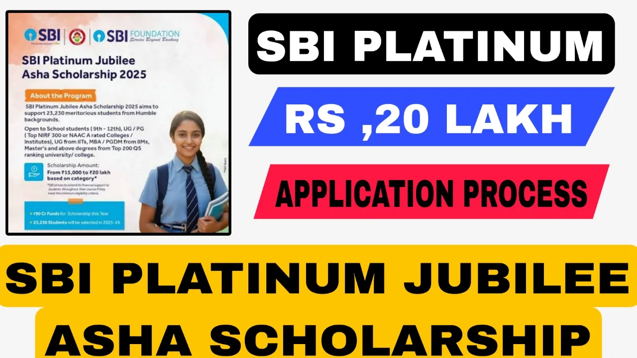 SBI Platinum Jubilee Asha Scholarship